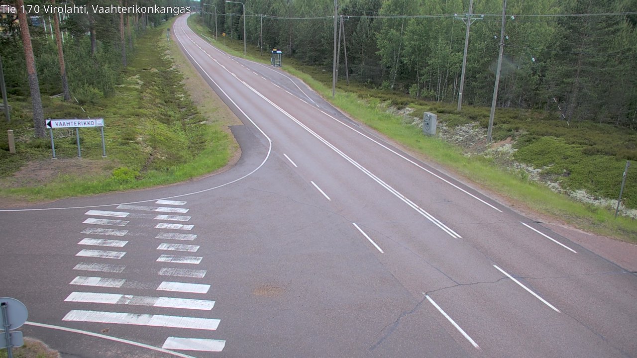 Kelikamerat Kuva Tie 170 Virolahti, Vaahterikonkangas, Virolahti, Kymenlaakso