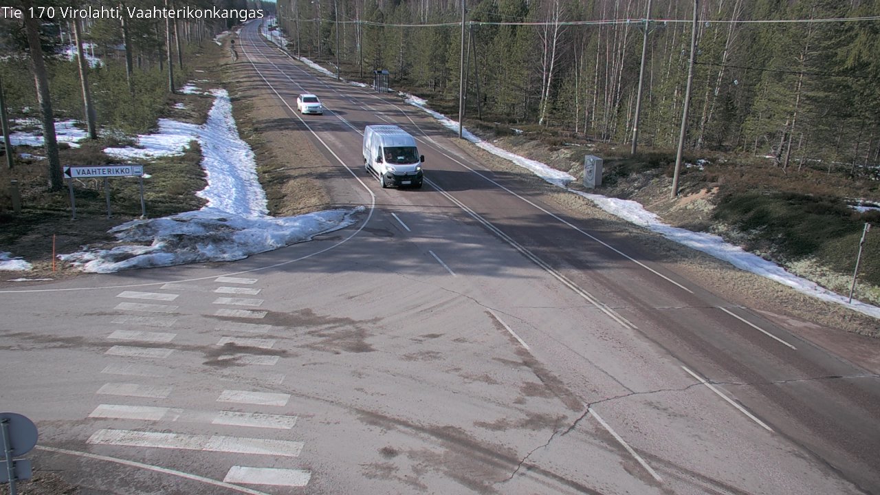 Weather Camera Image Väg 170 Vederlax, Vaahterikonkangas, Virolahti, Kymenlaakso