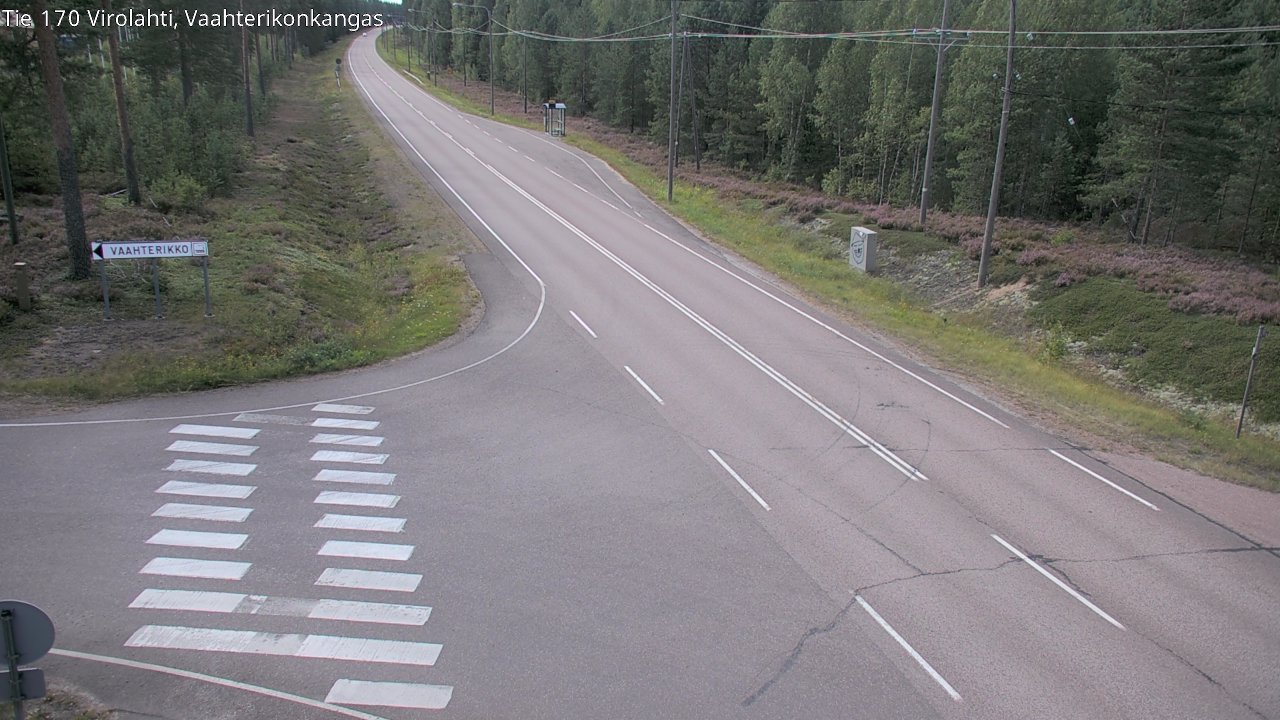 Kelikamerat Kuva Tie 170 Virolahti, Vaahterikonkangas, Virolahti, Kymenlaakso