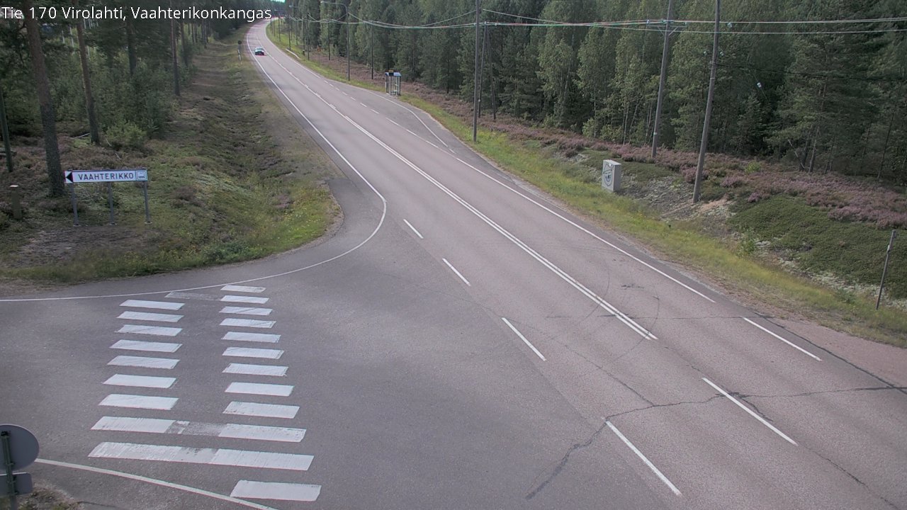 Kelikamerat Kuva Tie 170 Virolahti, Vaahterikonkangas, Virolahti, Kymenlaakso