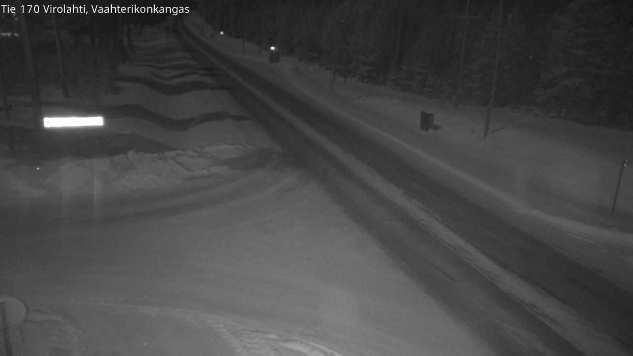 Weather Camera Image Road 170 Virolahti, Vaahterikonkangas, Virolahti, Kymenlaakso