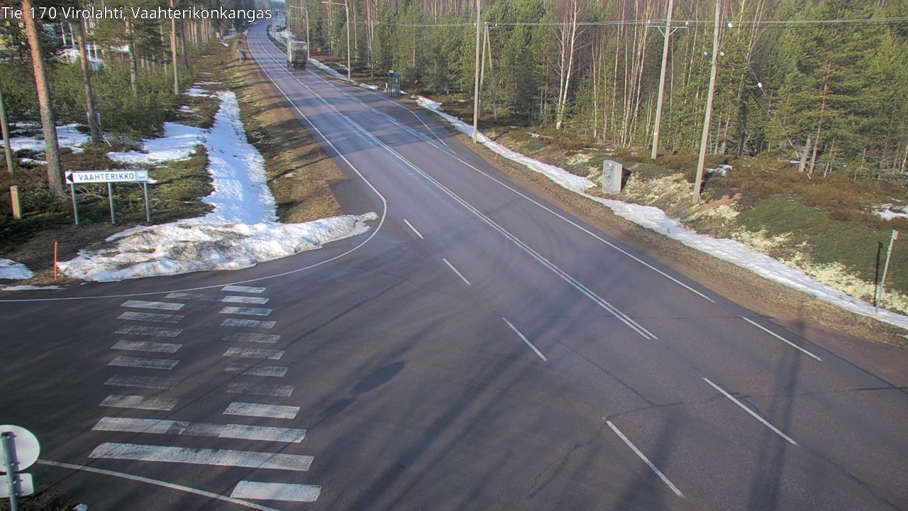 Kelikamerat Kuva Tie 170 Virolahti, Vaahterikonkangas, Virolahti, Kymenlaakso