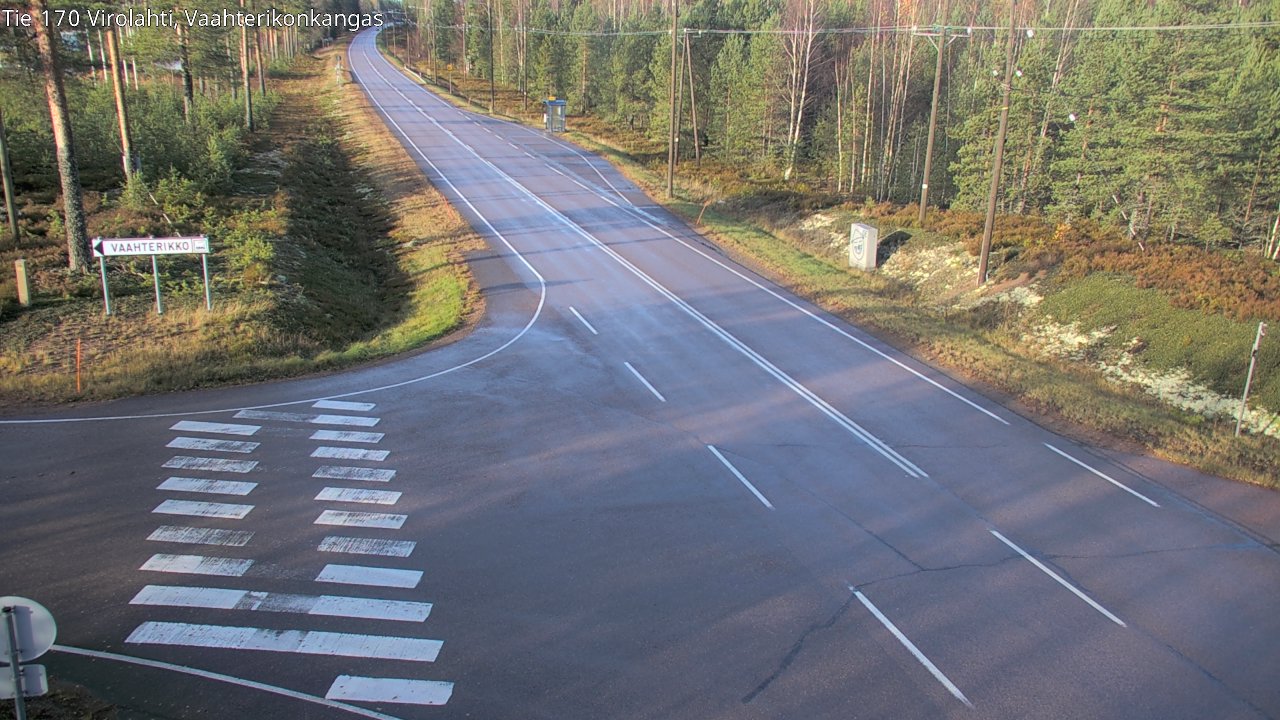 Kelikamerat Kuva Tie 170 Virolahti, Vaahterikonkangas, Virolahti, Kymenlaakso