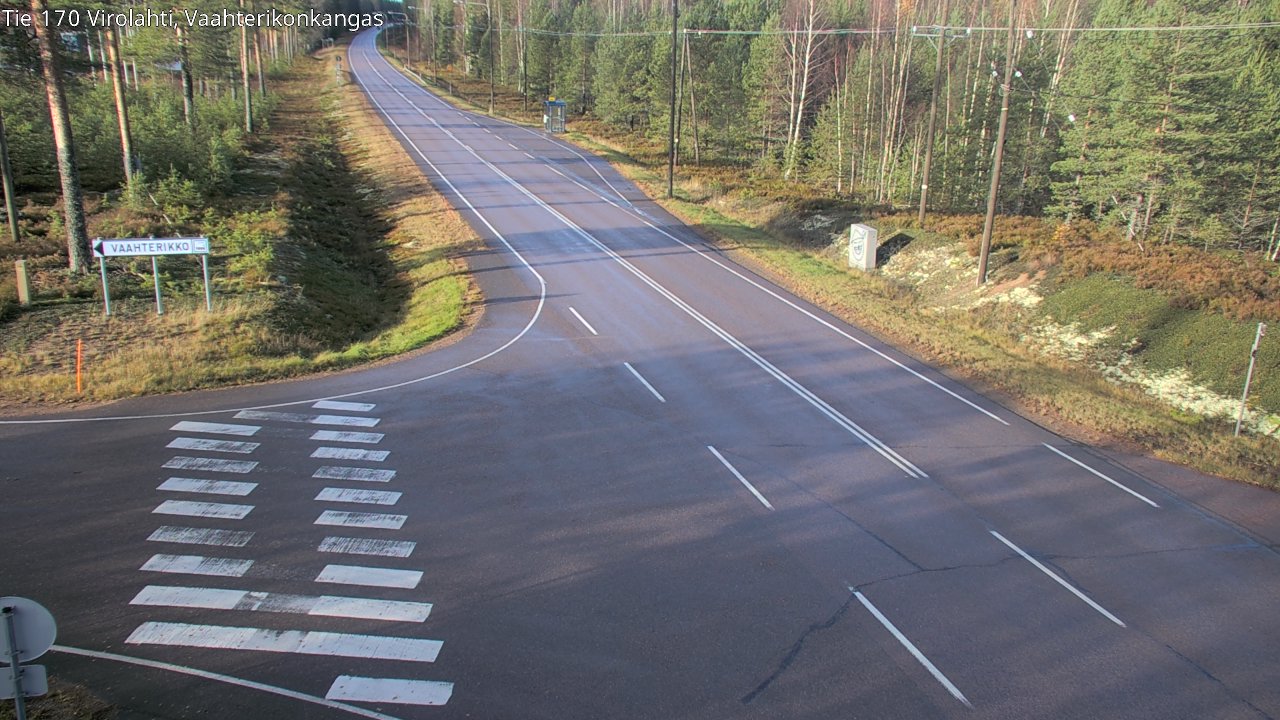 Kelikamerat Kuva Tie 170 Virolahti, Vaahterikonkangas, Virolahti, Kymenlaakso