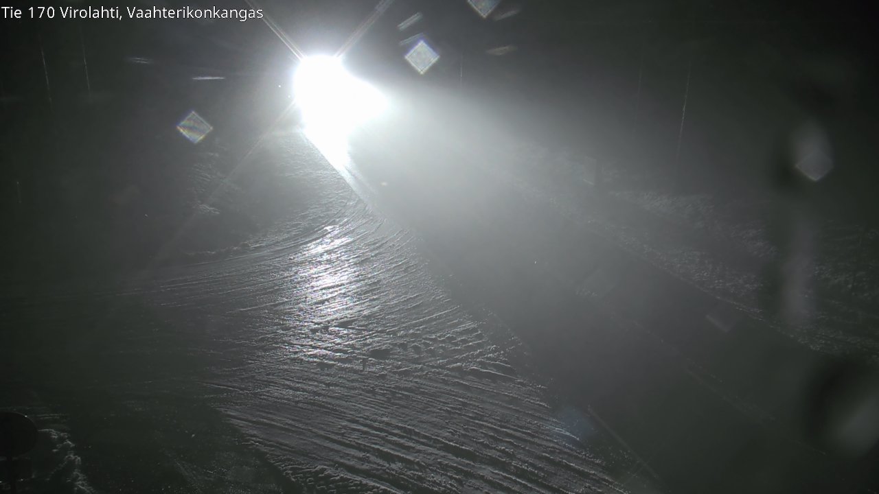 Weather Camera Image Väg 170 Vederlax, Vaahterikonkangas, Virolahti, Kymenlaakso