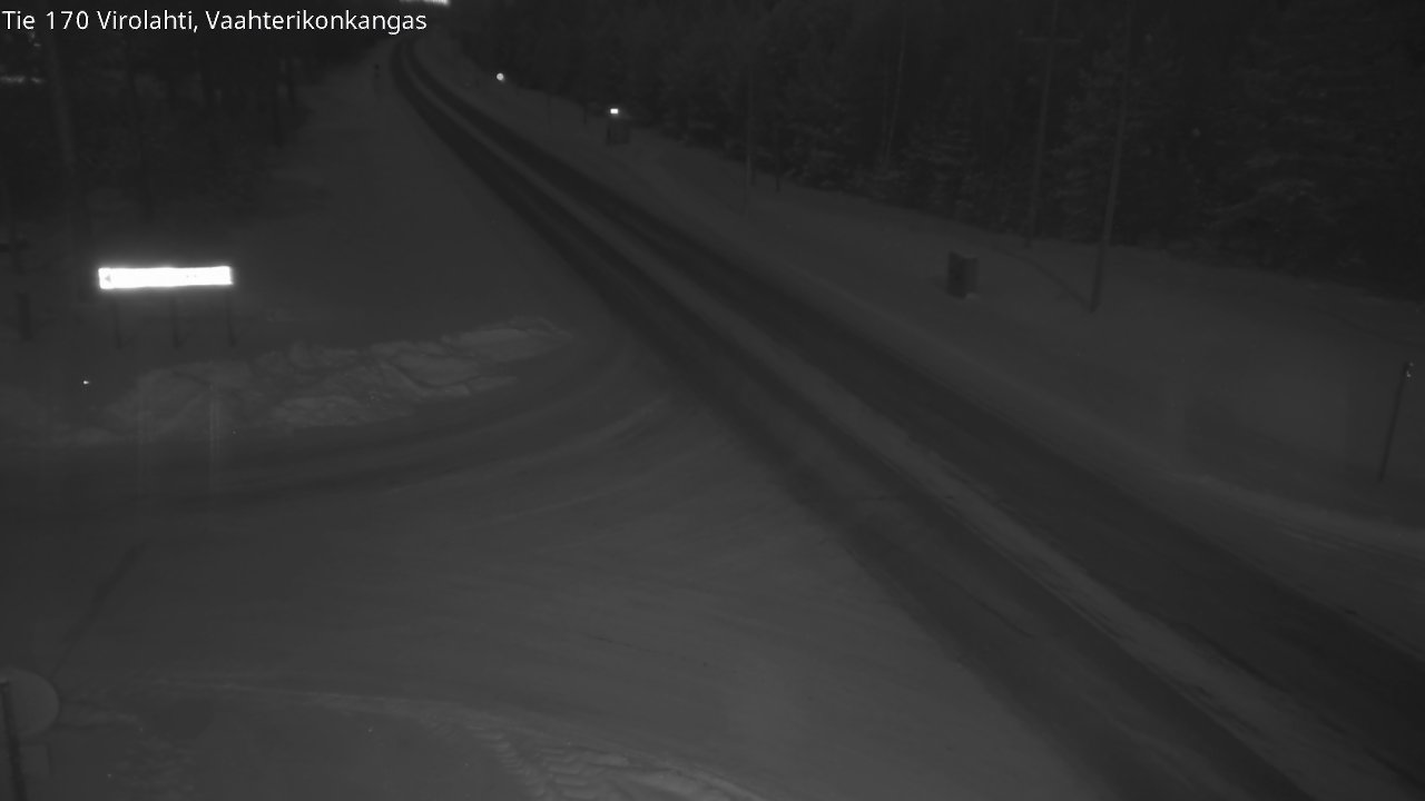Weather Camera Image Väg 170 Vederlax, Vaahterikonkangas, Virolahti, Kymenlaakso