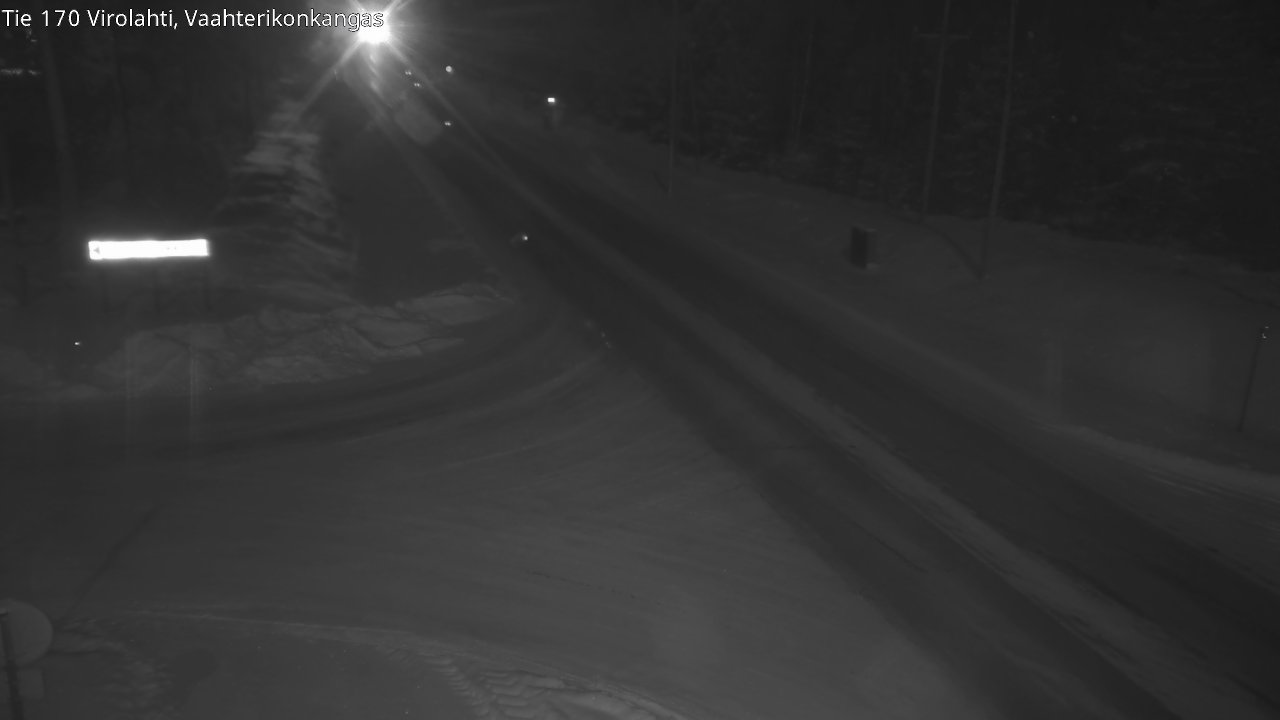 Weather Camera Image Väg 170 Vederlax, Vaahterikonkangas, Virolahti, Kymenlaakso