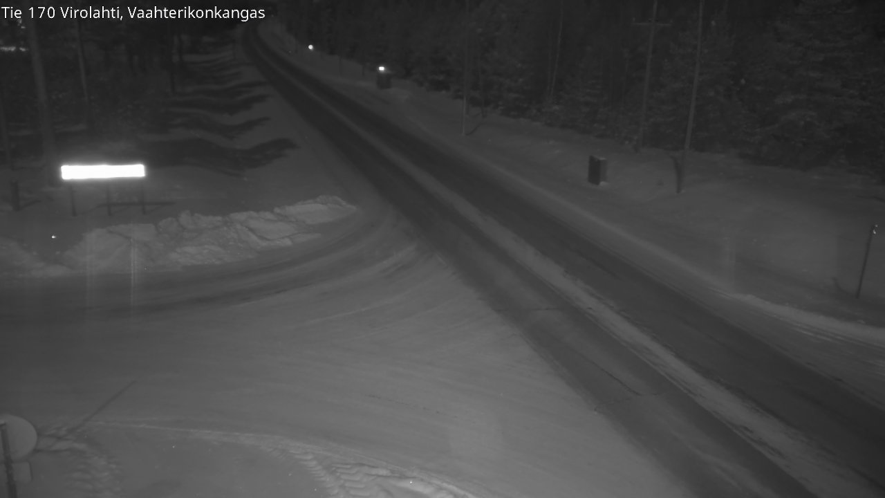 Weather Camera Image Road 170 Virolahti, Vaahterikonkangas, Virolahti, Kymenlaakso