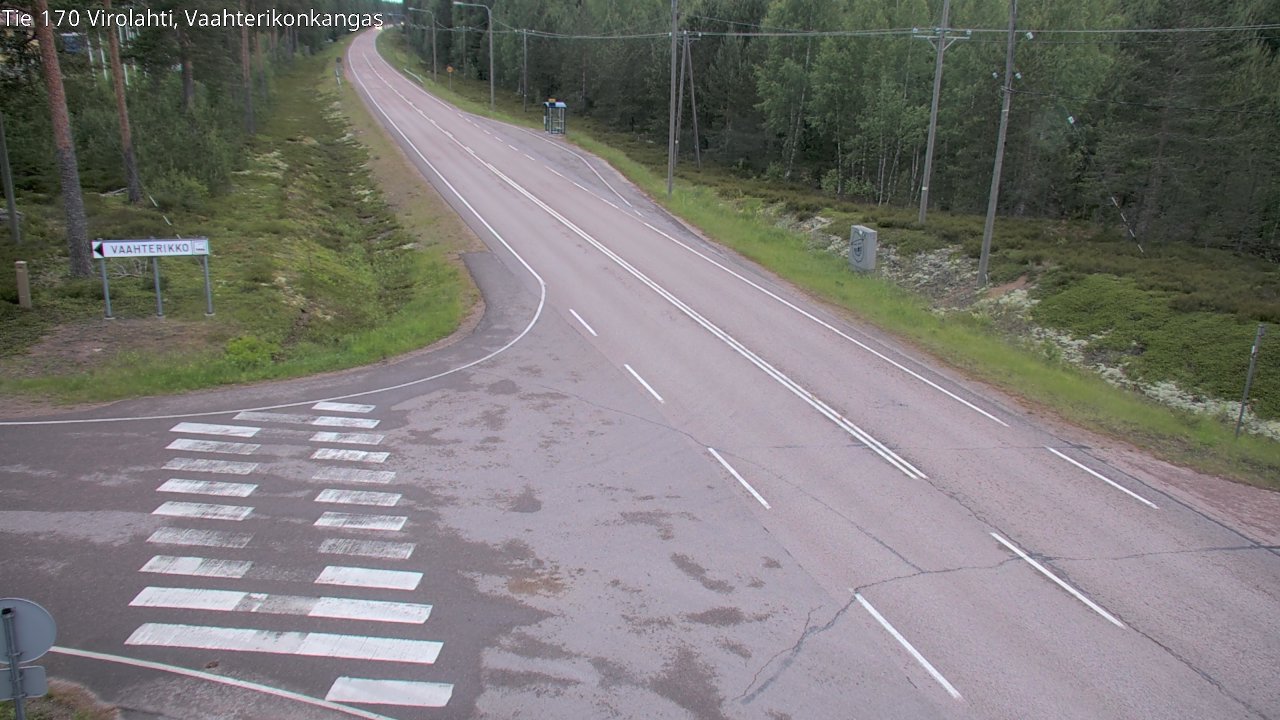 Kelikamerat Kuva Tie 170 Virolahti, Vaahterikonkangas, Virolahti, Kymenlaakso