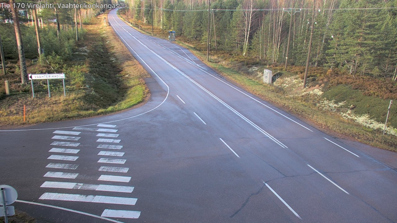 Kelikamerat Kuva Tie 170 Virolahti, Vaahterikonkangas, Virolahti, Kymenlaakso