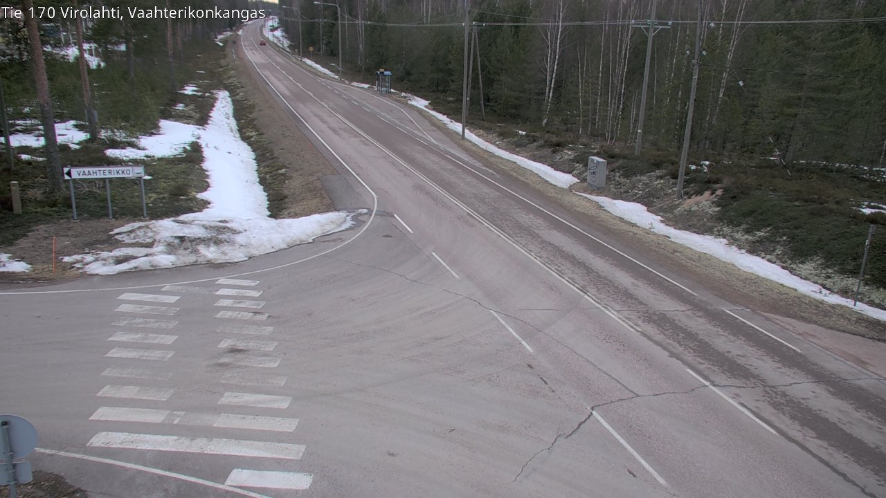 Weather Camera Image Road 170 Virolahti, Vaahterikonkangas, Virolahti, Kymenlaakso