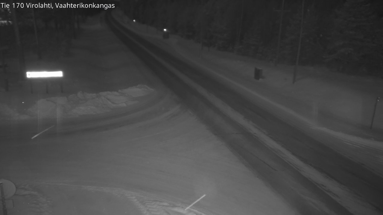 Weather Camera Image Road 170 Virolahti, Vaahterikonkangas, Virolahti, Kymenlaakso
