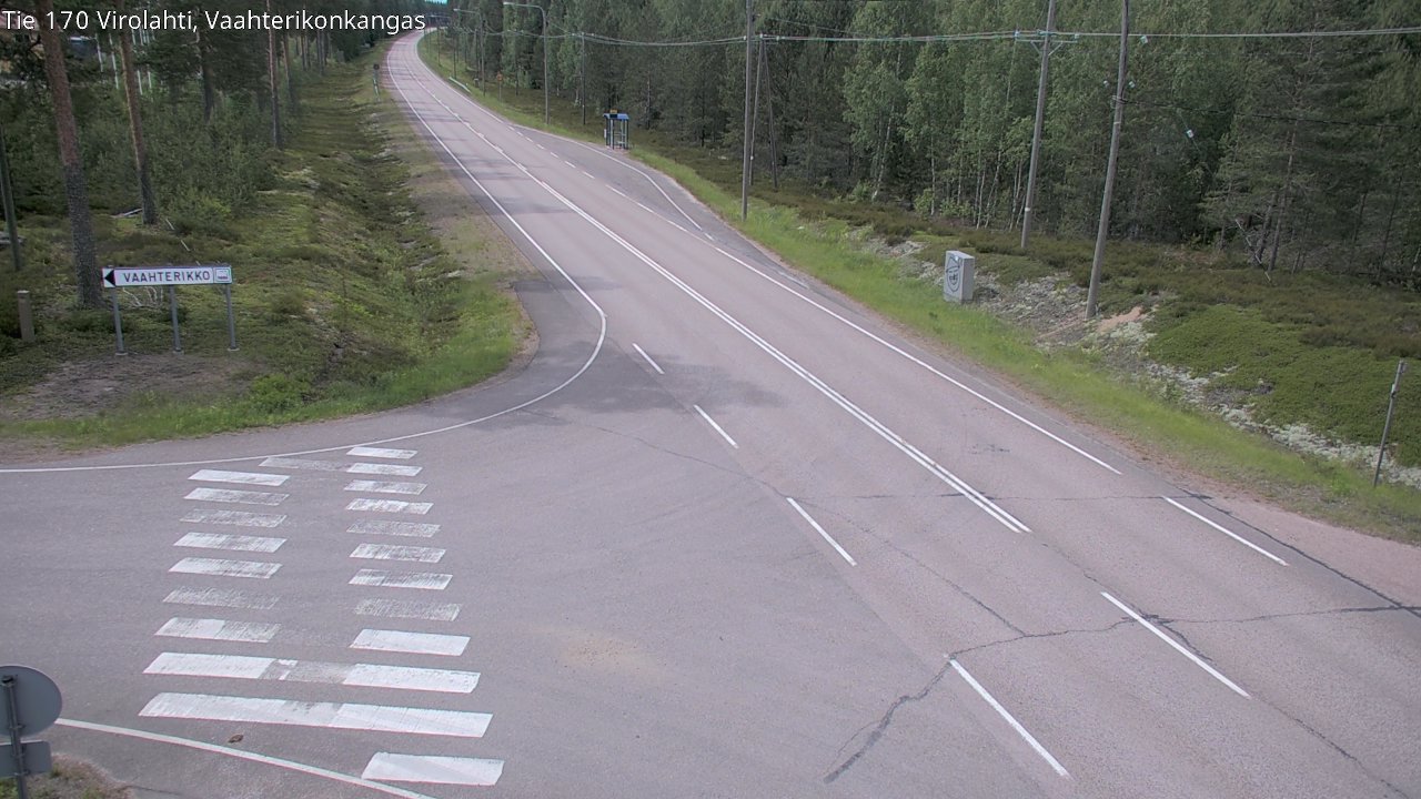 Kelikamerat Kuva Tie 170 Virolahti, Vaahterikonkangas, Virolahti, Kymenlaakso