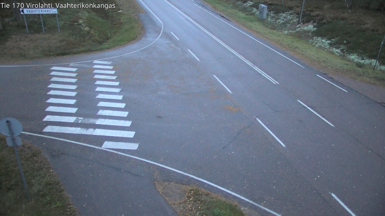 Weather Camera Image Väg 170 Vederlax, Vaahterikonkangas, Virolahti, Kymenlaakso