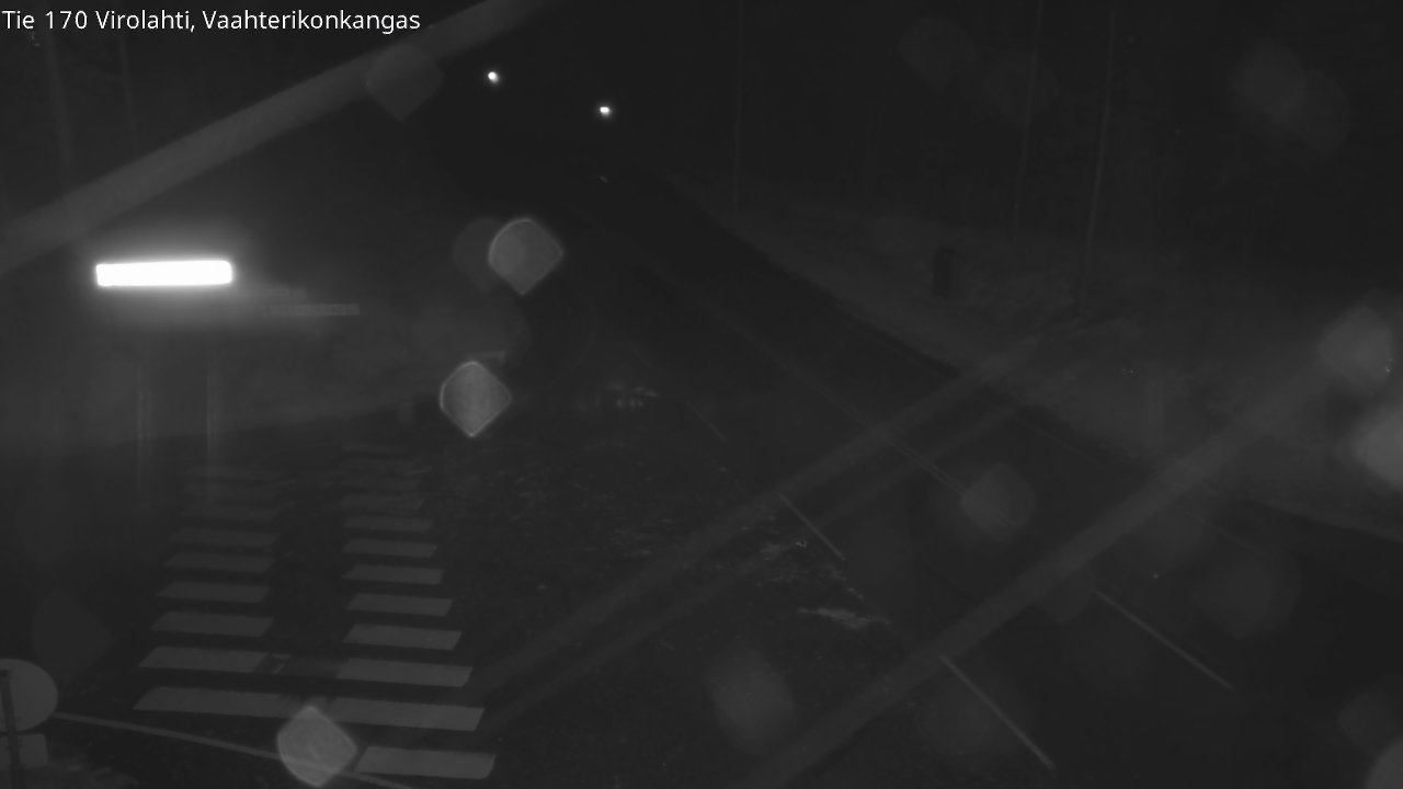 Weather Camera Image Väg 170 Vederlax, Vaahterikonkangas, Virolahti, Kymenlaakso
