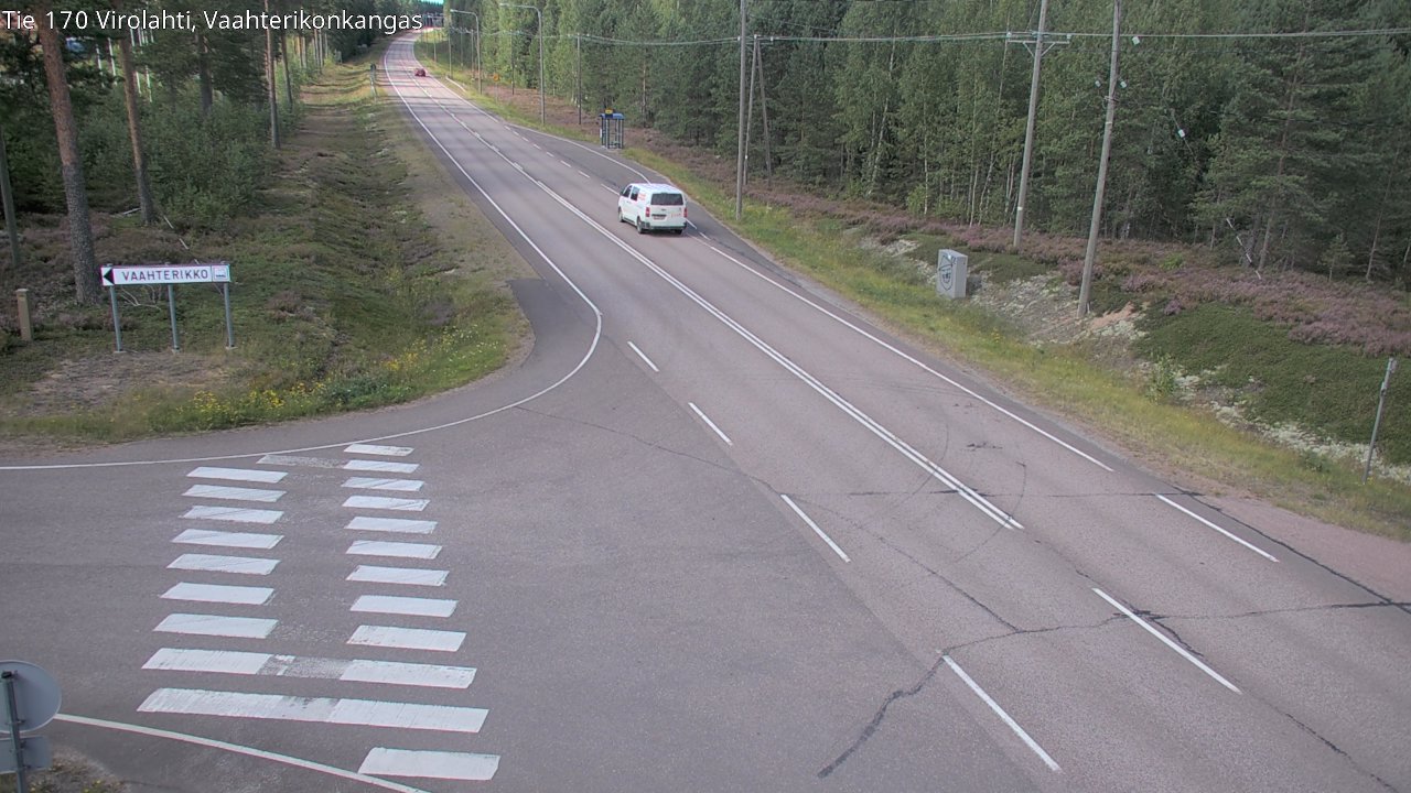 Kelikamerat Kuva Tie 170 Virolahti, Vaahterikonkangas, Virolahti, Kymenlaakso