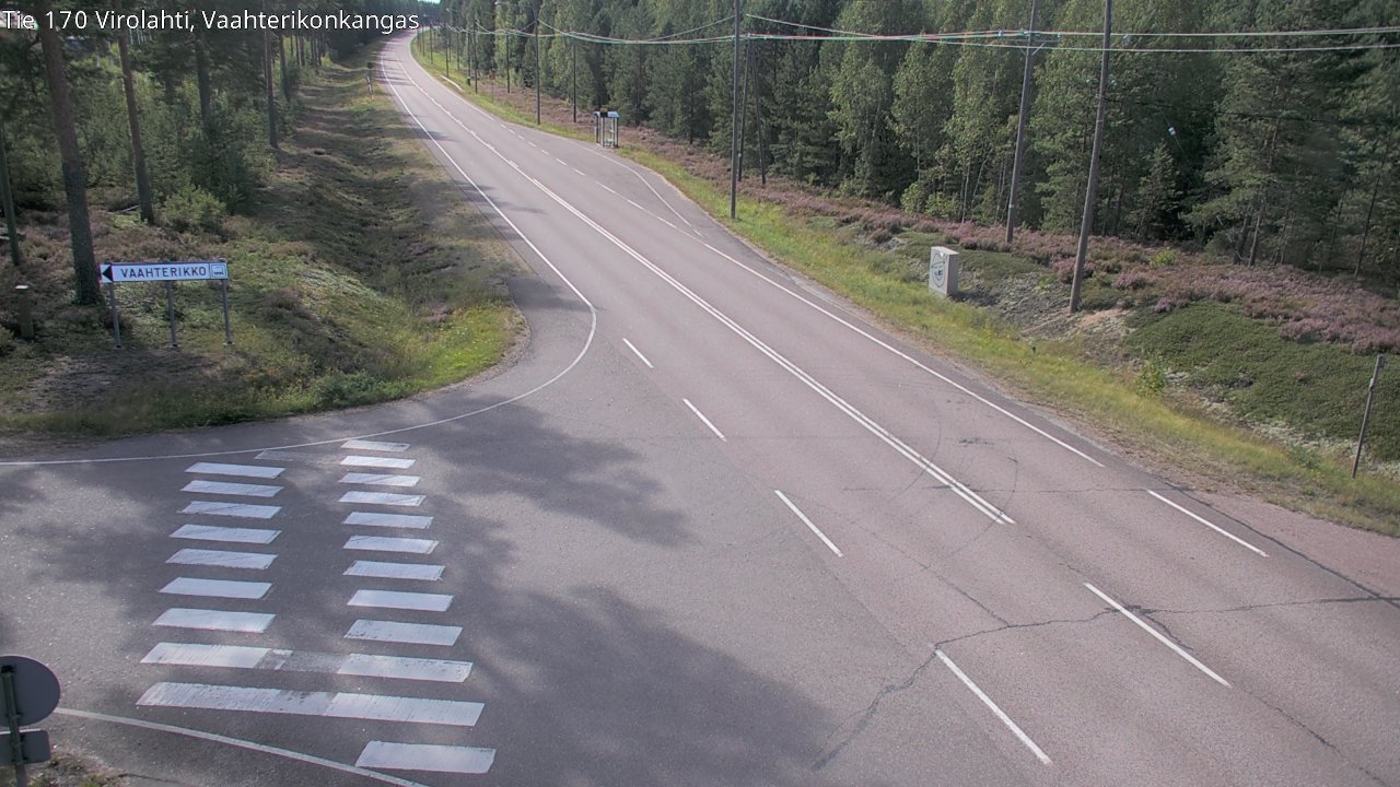 Kelikamerat Kuva Tie 170 Virolahti, Vaahterikonkangas, Virolahti, Kymenlaakso