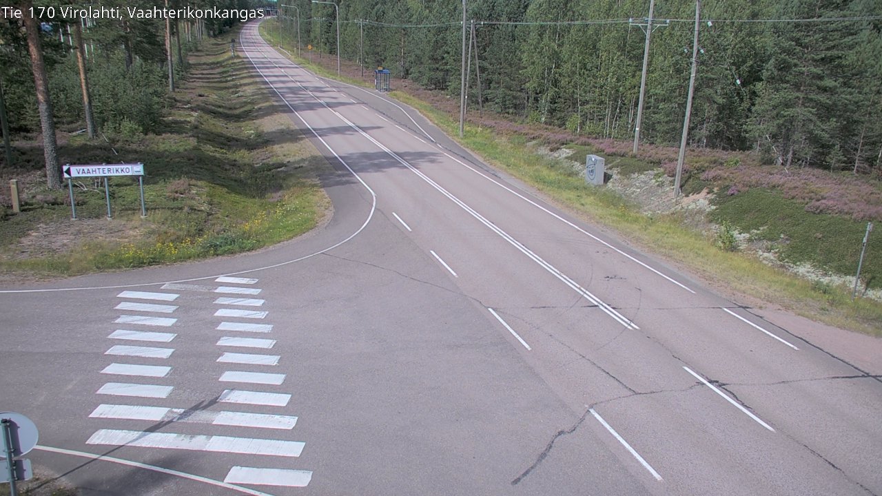 Kelikamerat Kuva Tie 170 Virolahti, Vaahterikonkangas, Virolahti, Kymenlaakso