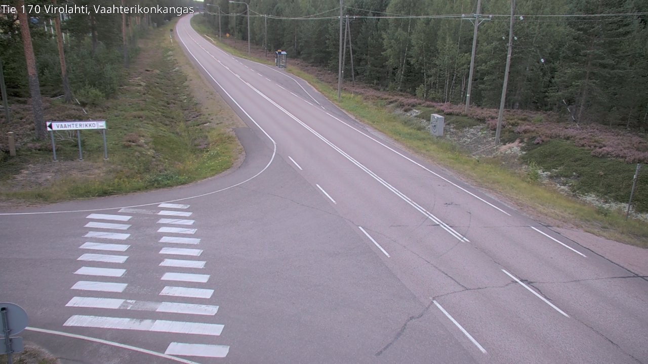 Kelikamerat Kuva Tie 170 Virolahti, Vaahterikonkangas, Virolahti, Kymenlaakso