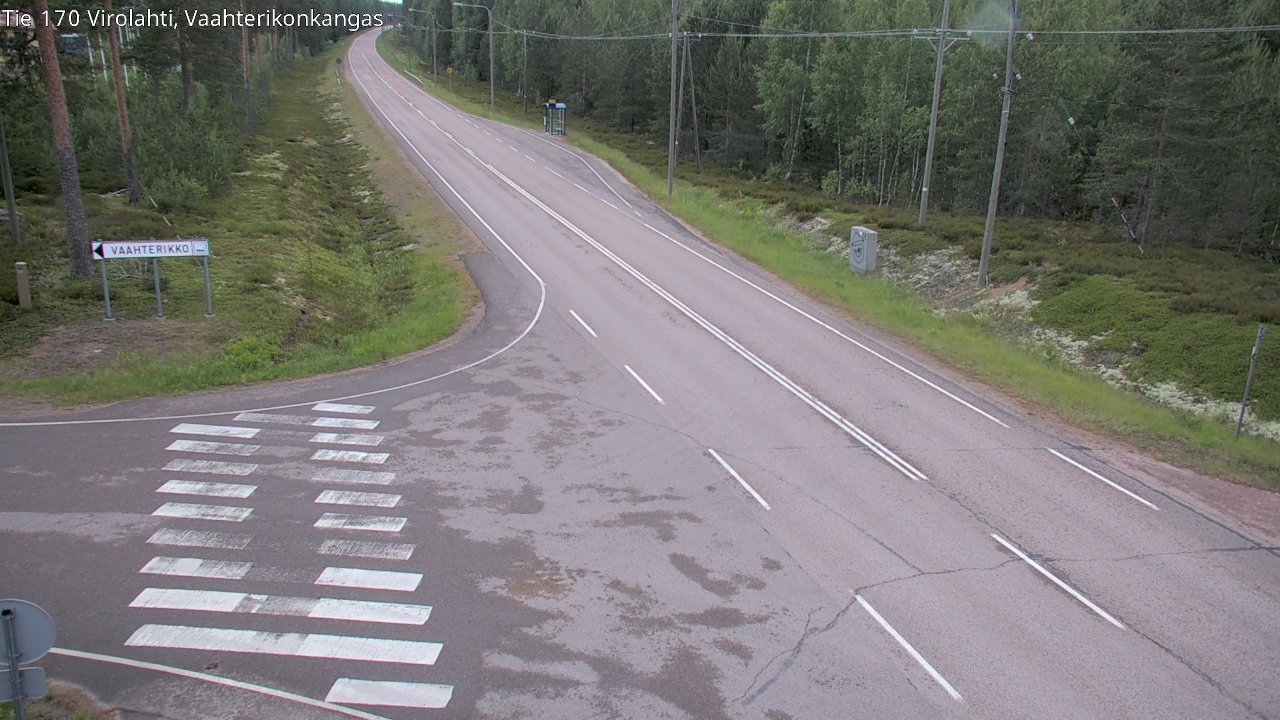 Kelikamerat Kuva Tie 170 Virolahti, Vaahterikonkangas, Virolahti, Kymenlaakso