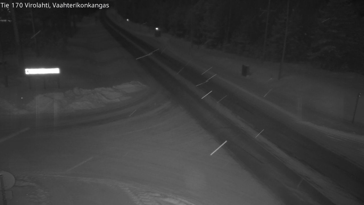 Weather Camera Image Road 170 Virolahti, Vaahterikonkangas, Virolahti, Kymenlaakso