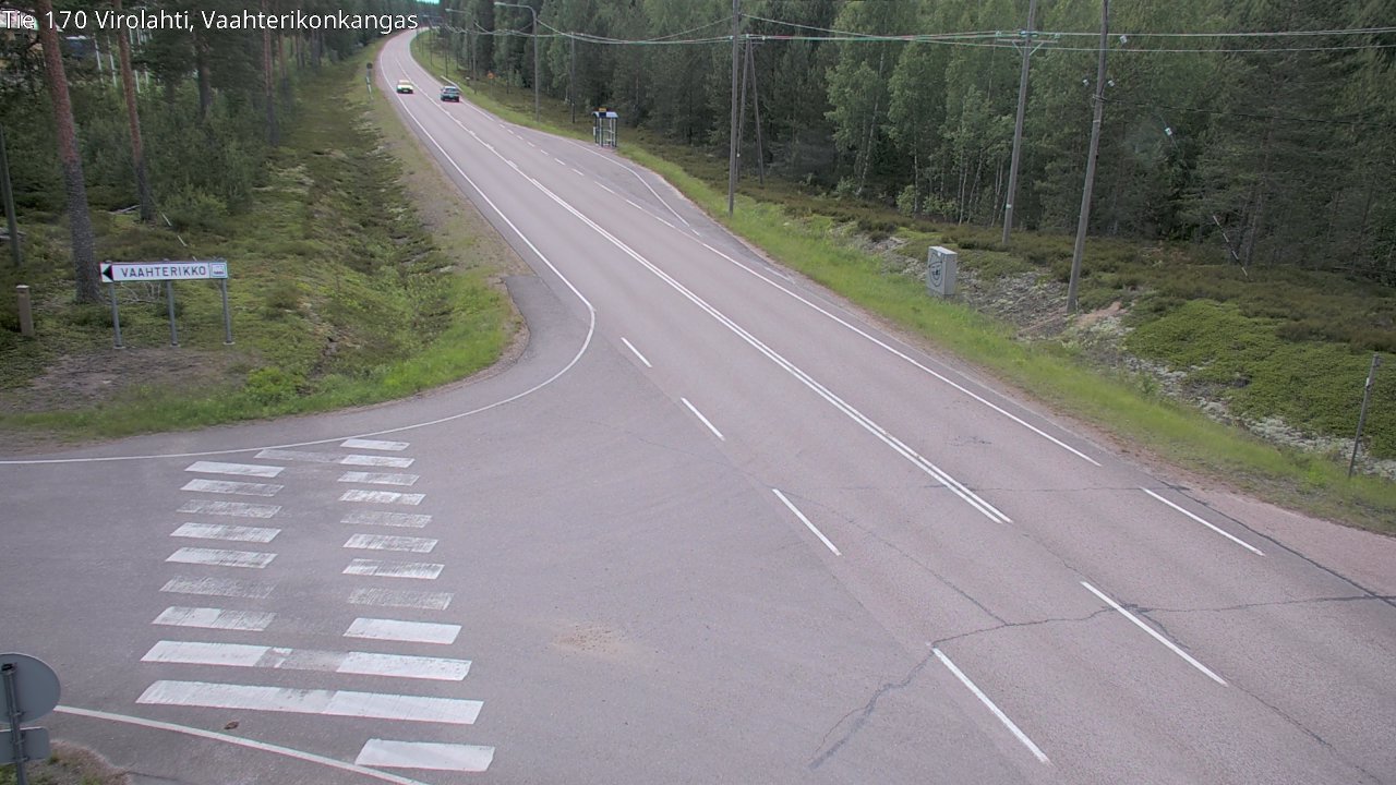 Kelikamerat Kuva Tie 170 Virolahti, Vaahterikonkangas, Virolahti, Kymenlaakso