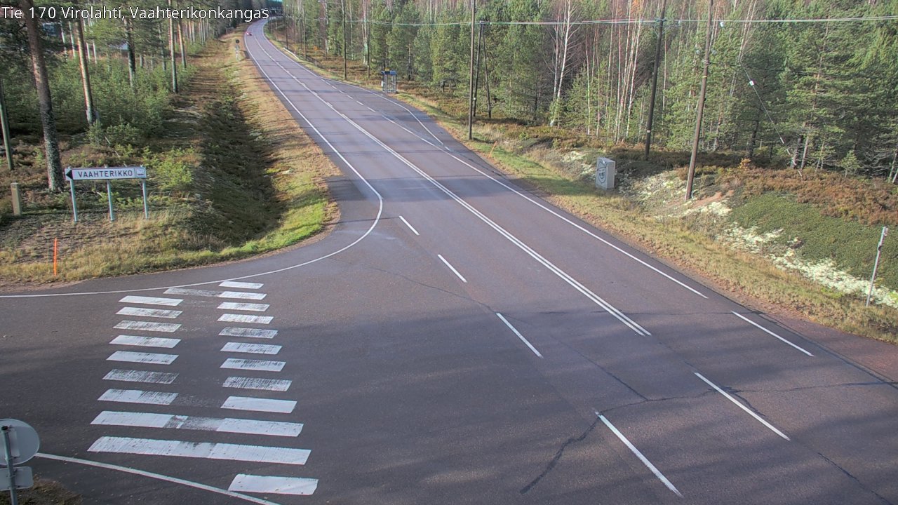 Kelikamerat Kuva Tie 170 Virolahti, Vaahterikonkangas, Virolahti, Kymenlaakso