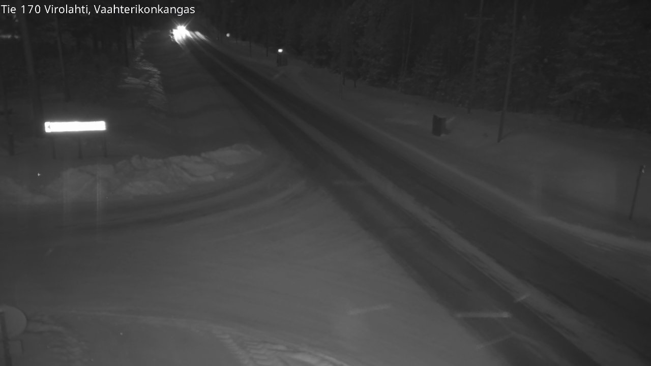 Weather Camera Image Road 170 Virolahti, Vaahterikonkangas, Virolahti, Kymenlaakso