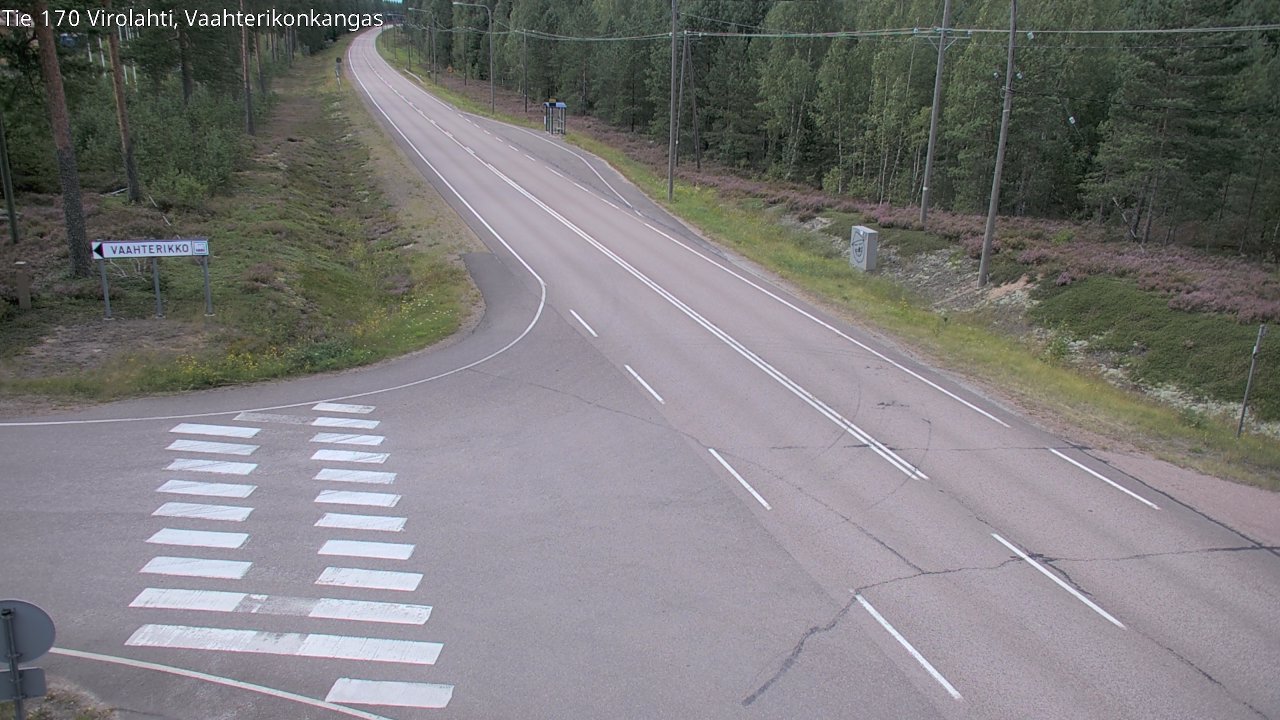 Kelikamerat Kuva Tie 170 Virolahti, Vaahterikonkangas, Virolahti, Kymenlaakso