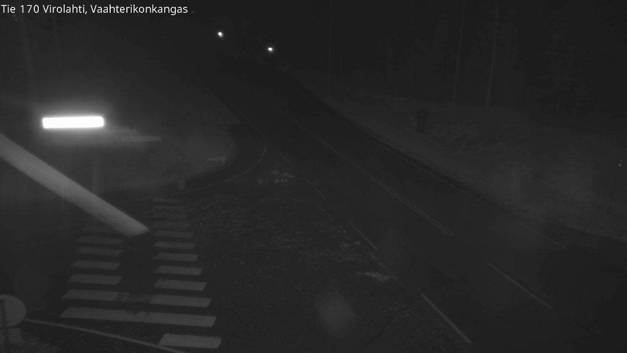 Weather Camera Image Väg 170 Vederlax, Vaahterikonkangas, Virolahti, Kymenlaakso