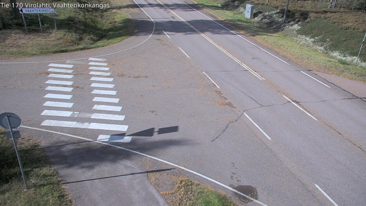 Weather Camera Image Road 170 Virolahti, Vaahterikonkangas, Virolahti, Kymenlaakso