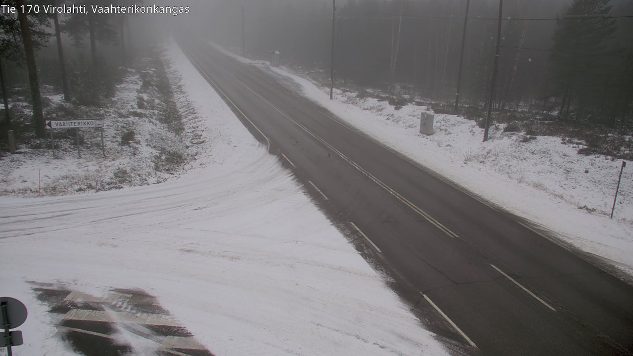 Weather Camera Image Väg 170 Vederlax, Vaahterikonkangas, Virolahti, Kymenlaakso