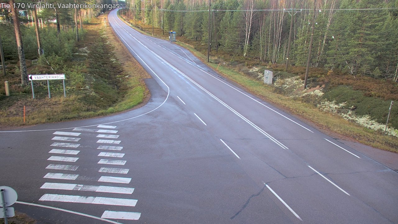 Kelikamerat Kuva Tie 170 Virolahti, Vaahterikonkangas, Virolahti, Kymenlaakso