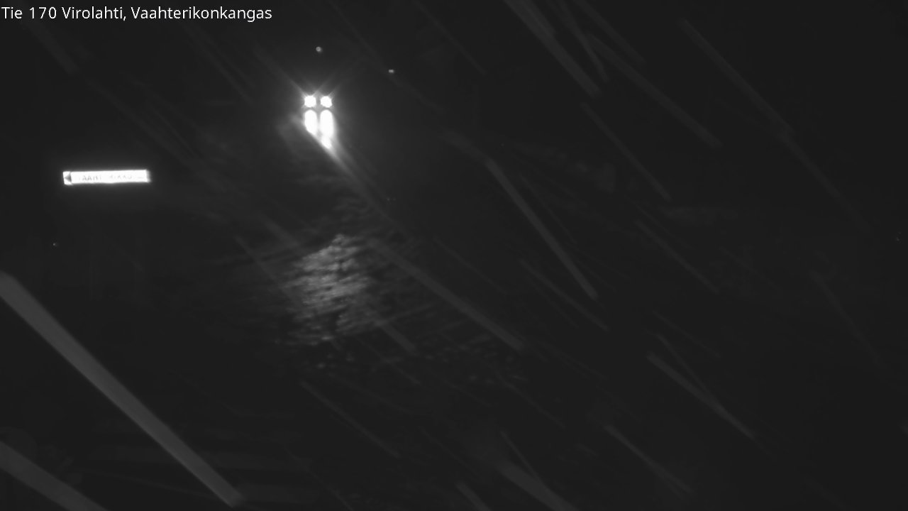 Weather Camera Image Väg 170 Vederlax, Vaahterikonkangas, Virolahti, Kymenlaakso