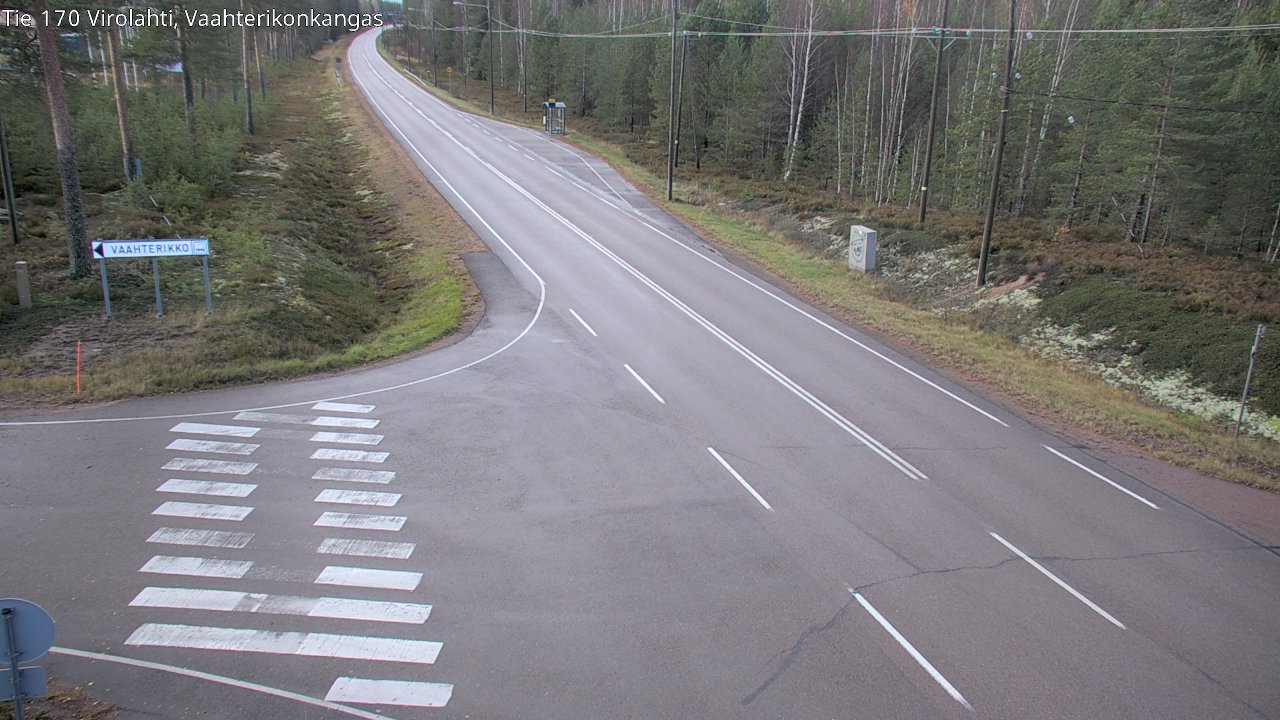 Kelikamerat Kuva Tie 170 Virolahti, Vaahterikonkangas, Virolahti, Kymenlaakso