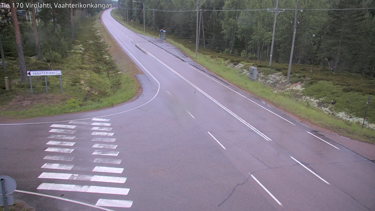 Kelikamerat Kuva Tie 170 Virolahti, Vaahterikonkangas, Virolahti, Kymenlaakso