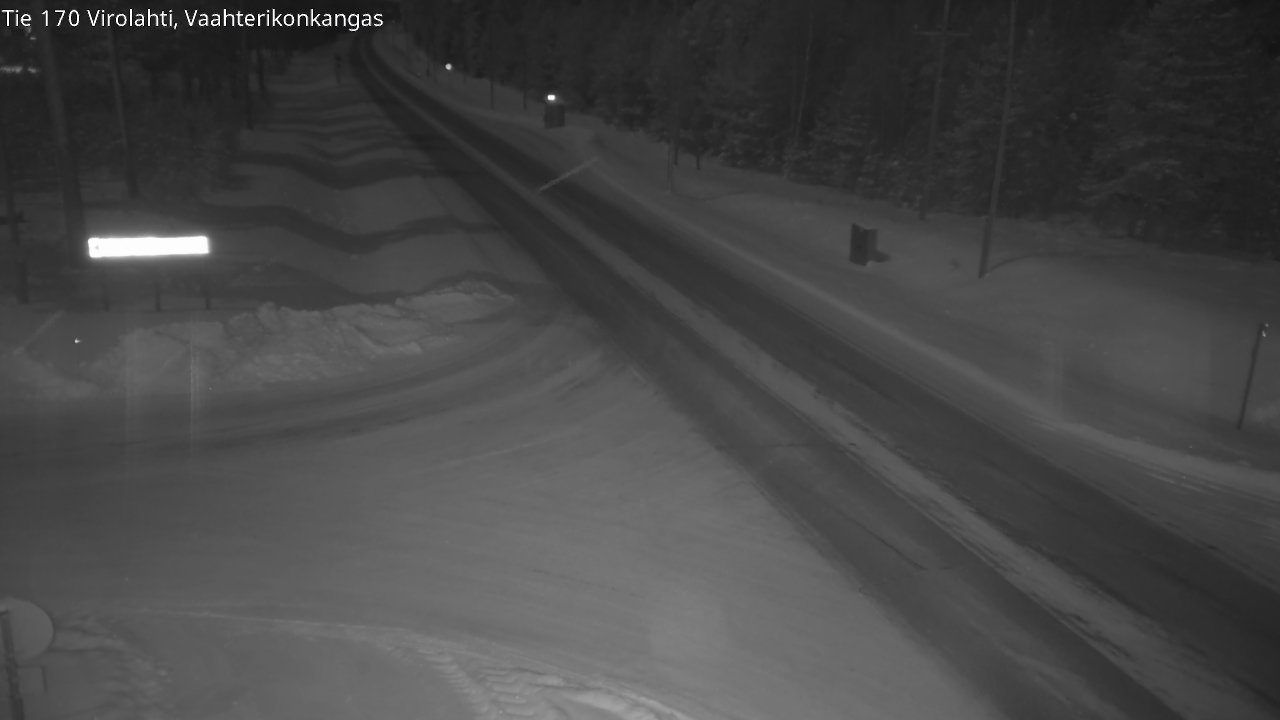 Weather Camera Image Road 170 Virolahti, Vaahterikonkangas, Virolahti, Kymenlaakso