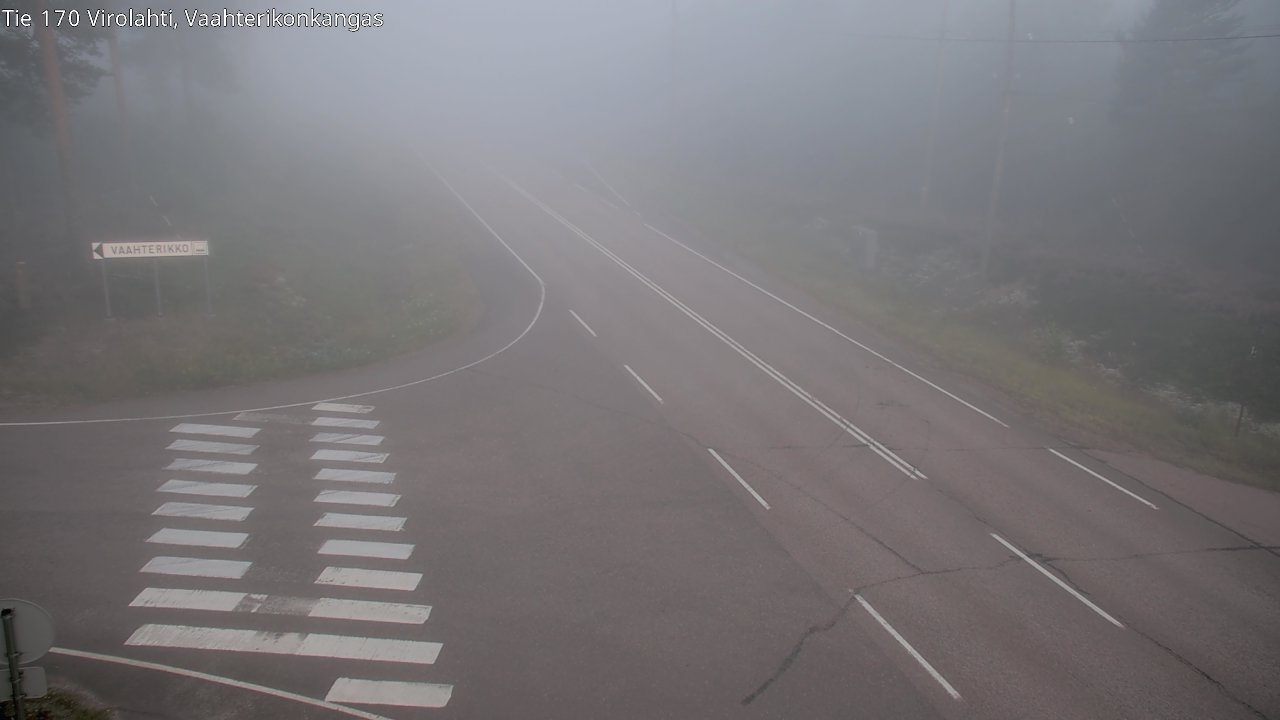Weather Camera Image Road 170 Virolahti, Vaahterikonkangas, Virolahti, Kymenlaakso