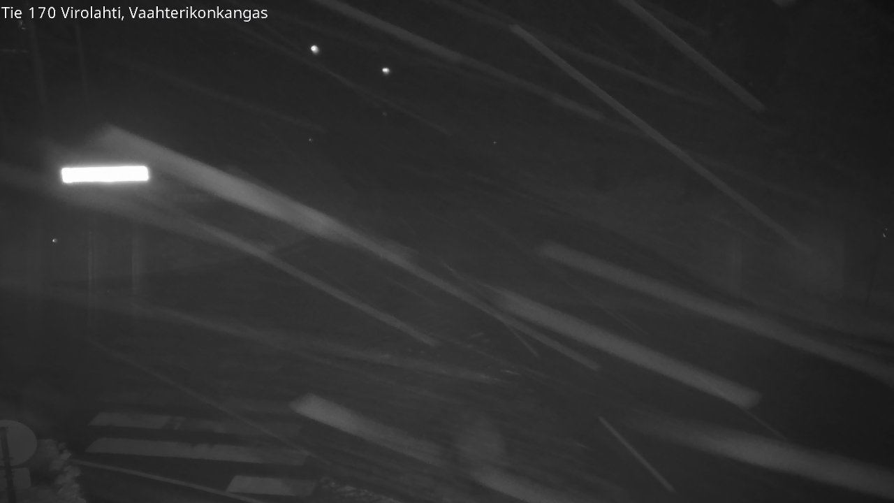 Weather Camera Image Väg 170 Vederlax, Vaahterikonkangas, Virolahti, Kymenlaakso