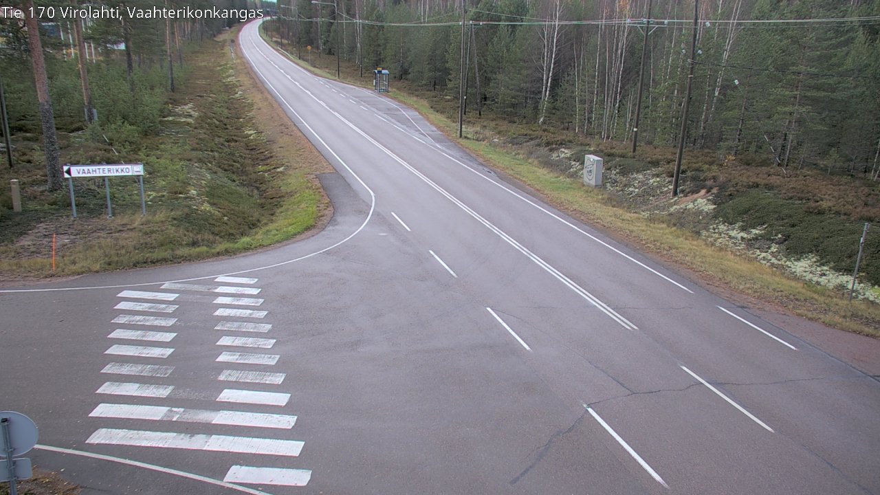 Kelikamerat Kuva Tie 170 Virolahti, Vaahterikonkangas, Virolahti, Kymenlaakso