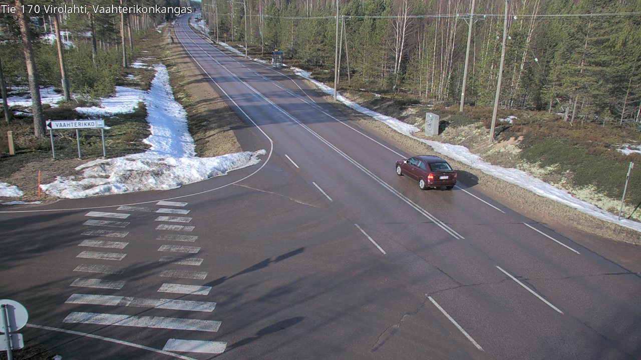 Kelikamerat Kuva Tie 170 Virolahti, Vaahterikonkangas, Virolahti, Kymenlaakso