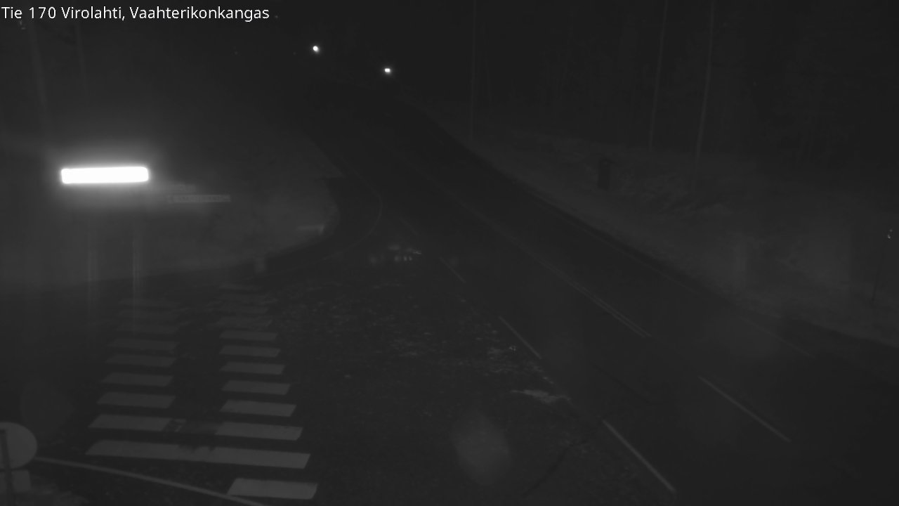 Weather Camera Image Väg 170 Vederlax, Vaahterikonkangas, Virolahti, Kymenlaakso