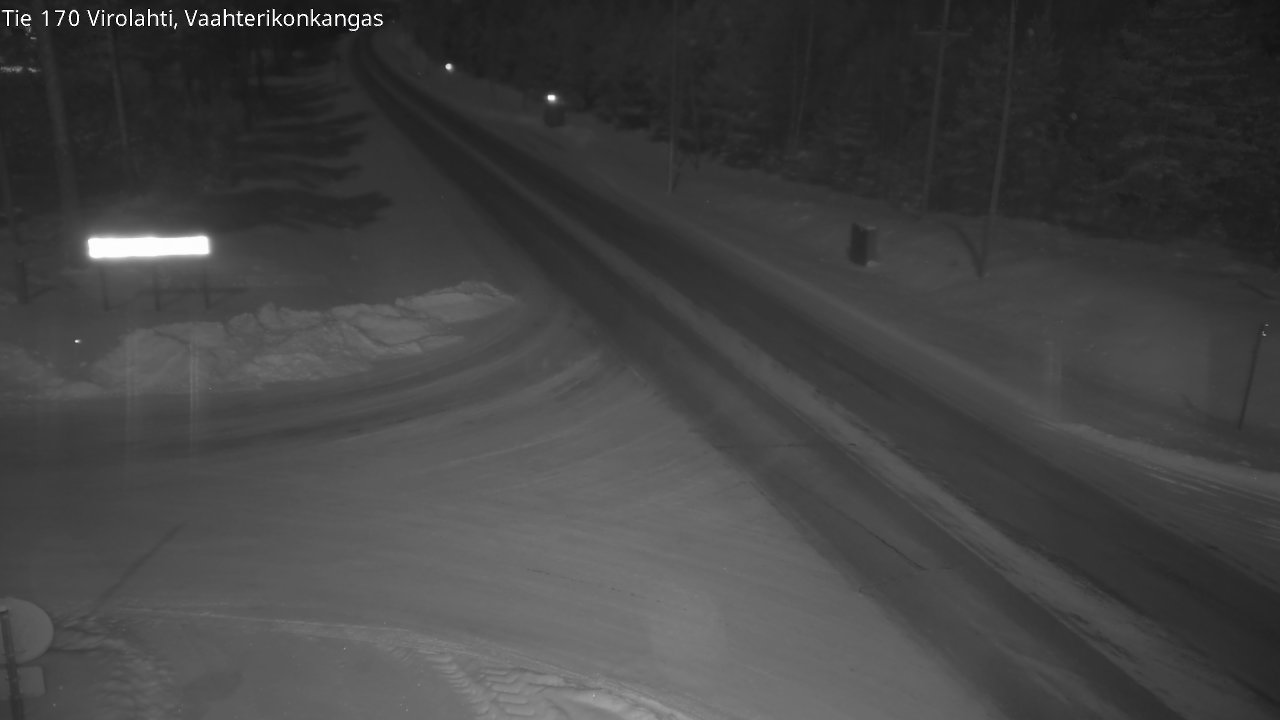 Weather Camera Image Väg 170 Vederlax, Vaahterikonkangas, Virolahti, Kymenlaakso