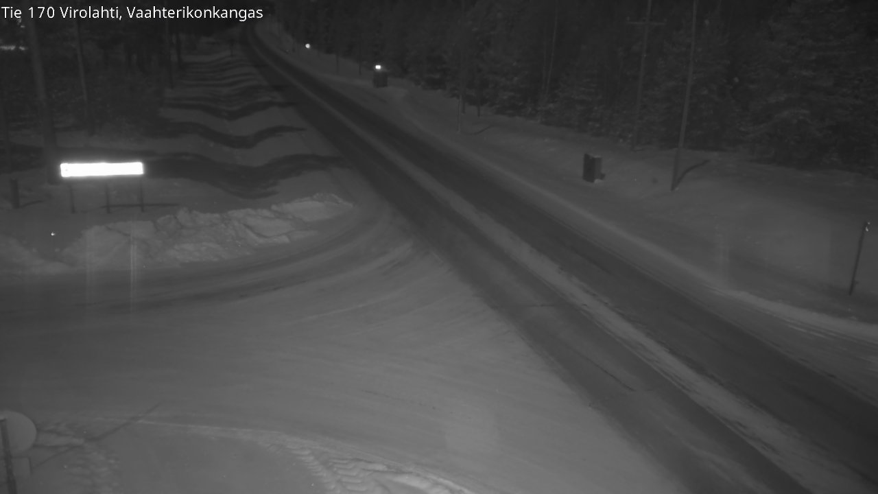 Weather Camera Image Road 170 Virolahti, Vaahterikonkangas, Virolahti, Kymenlaakso