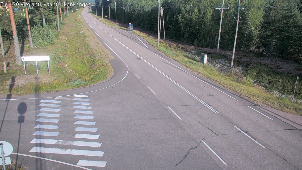 Weather Camera Image Road 170 Virolahti, Vaahterikonkangas, Virolahti, Kymenlaakso