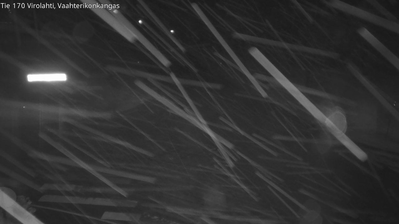 Weather Camera Image Väg 170 Vederlax, Vaahterikonkangas, Virolahti, Kymenlaakso