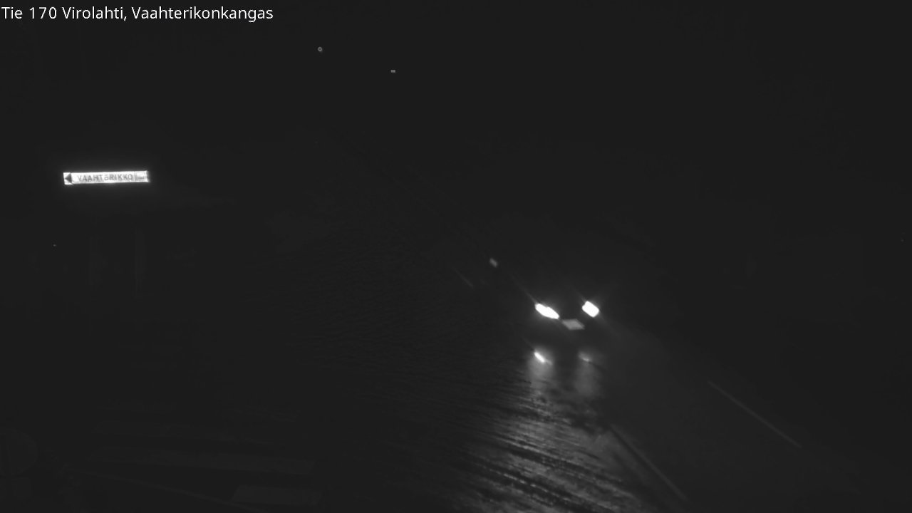 Weather Camera Image Väg 170 Vederlax, Vaahterikonkangas, Virolahti, Kymenlaakso