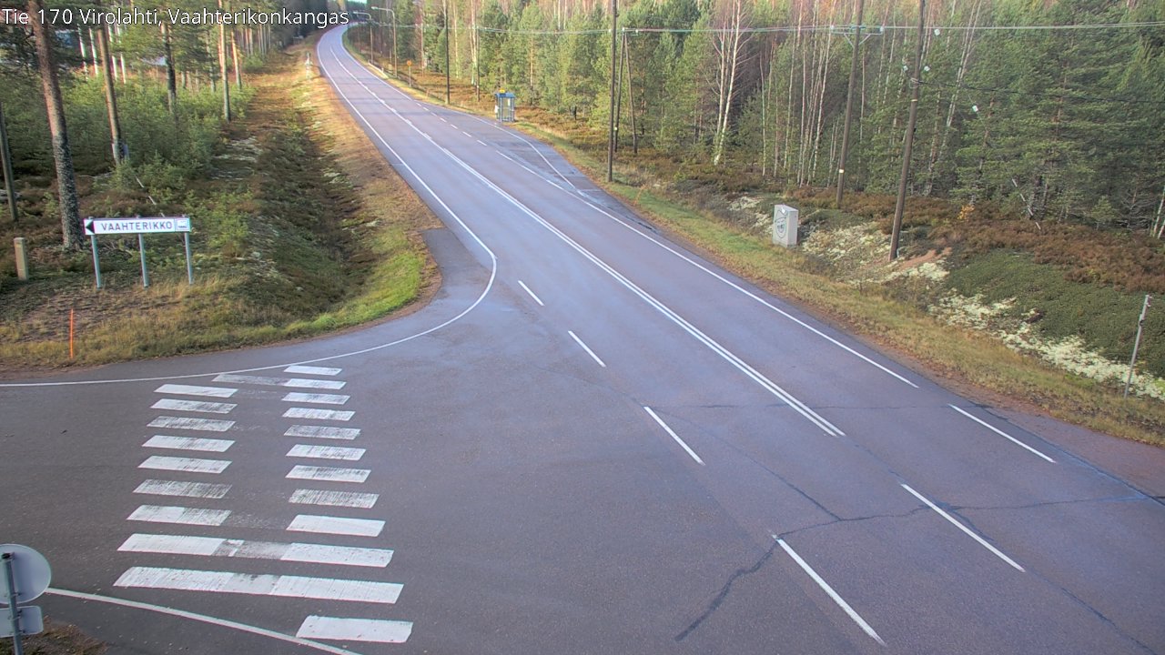 Kelikamerat Kuva Tie 170 Virolahti, Vaahterikonkangas, Virolahti, Kymenlaakso