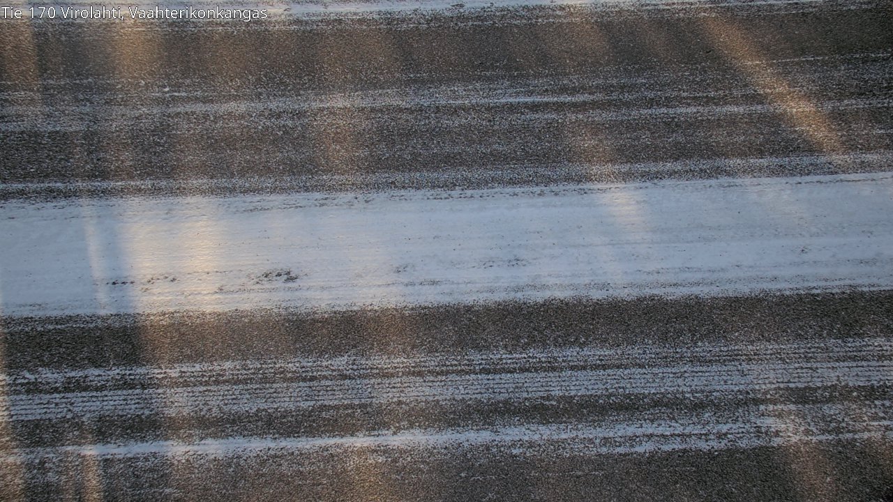 Weather Camera Image Road 170 Virolahti, Vaahterikonkangas, Virolahti, Kymenlaakso