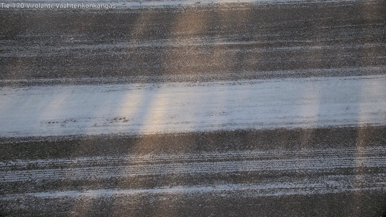 Weather Camera Image Road 170 Virolahti, Vaahterikonkangas, Virolahti, Kymenlaakso